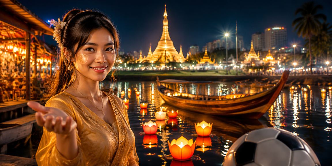 ရန်ကုန် ဆူလေဘုရားနှင့် ဘောလုံးအလောင်းအစား